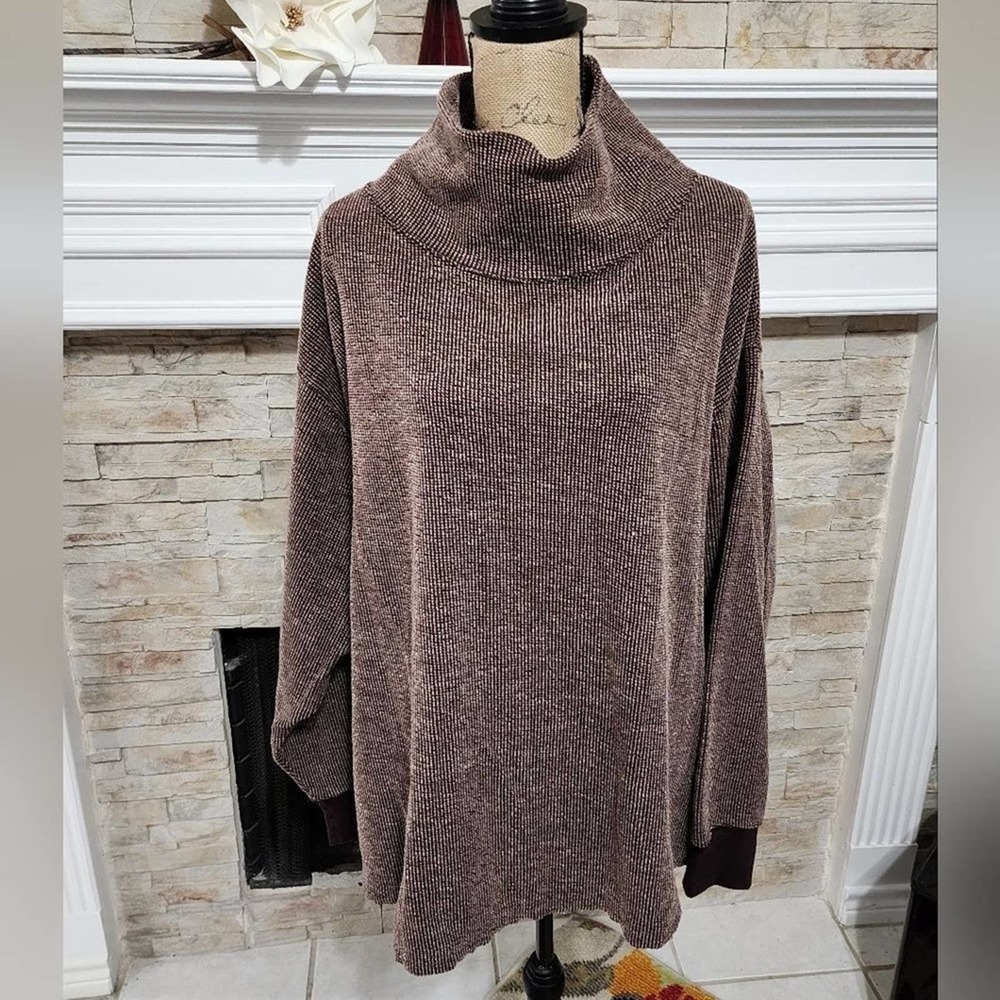 NIKE YOGA LUXE THERMA FIT COVER UP WOMENS 2X PLUS SIZE BRAND NEW NWT BROWN